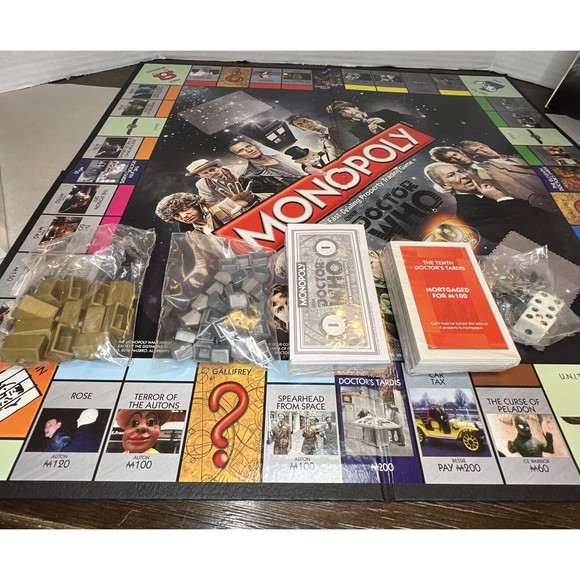 Monopoly Doctor Who 50th Anniversary Collector’s Edition Open Box Original Pac.. - Picture 8 of 16
